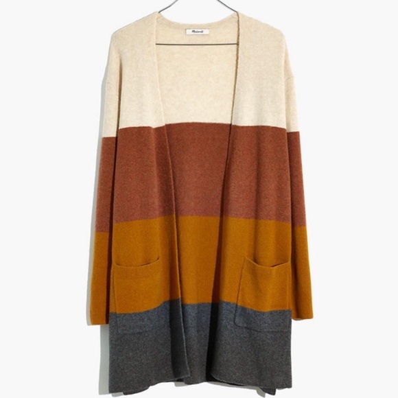 Madewell Sweaters - Madewell Kent Striped Sweater/Cardigan